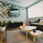 Modern Living Room Wallpaper